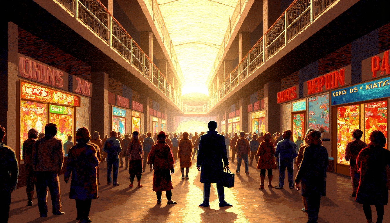 Hassan_Ouriaghli_A_crowded_modern_shopping_mall,_depicted_with_swir_dd8e3d5d-bc71-4a47-8dc0-4afd85b4ef52